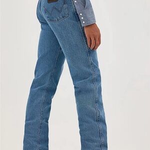 34 x 34 blue wranglers - men